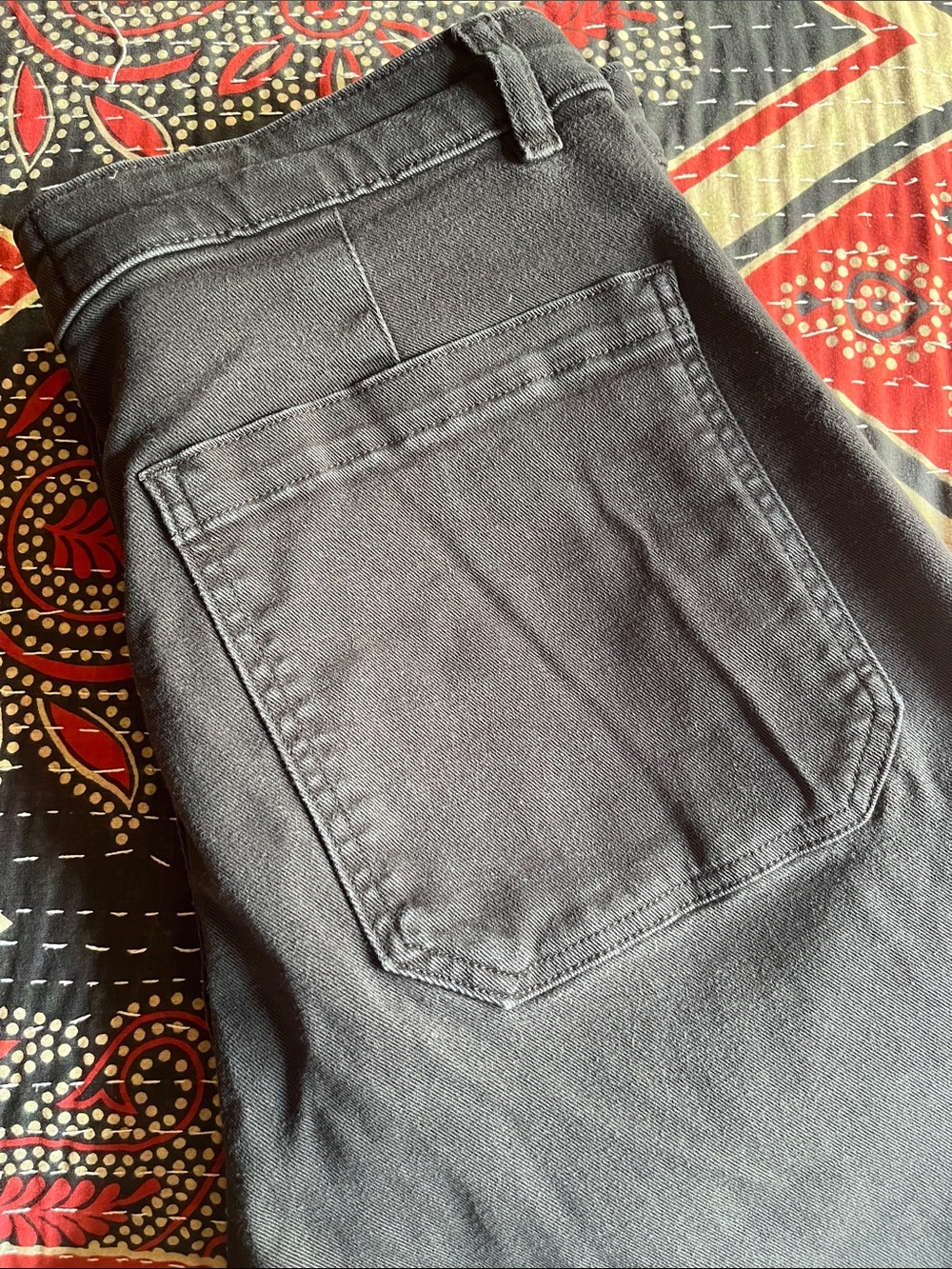 Barrel Leg black canvas utility jean - Picture 4 of 4
